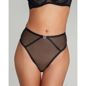 Agent Provocateur Aiden Black High Waist Thong AP3 Medium NWT